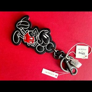 Coach Mickey Mouse key chain